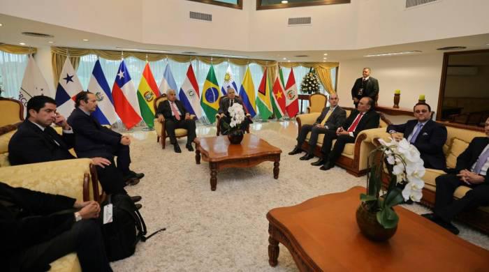 El presidente José Raúl Mulino realiza su primera gira oficial al extranjero acompañado de varios ministros. El presidente José Raúl Mulino realiza su primera gira oficial al extranjero acompañado de varios ministros.