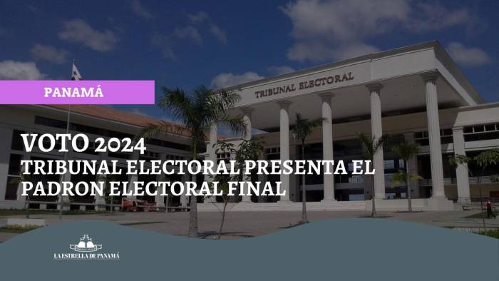 Tribunal Electoral presenta el ‘Padrón Electoral’ de 2024 Tribunal Electoral presenta el ‘Padrón Electoral’ de 2024