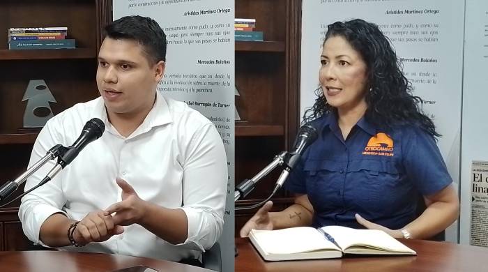 Candidatos a representante: Maurice Jean Louis (Bella Vista) y Lilia Mendoza (San Felipe)