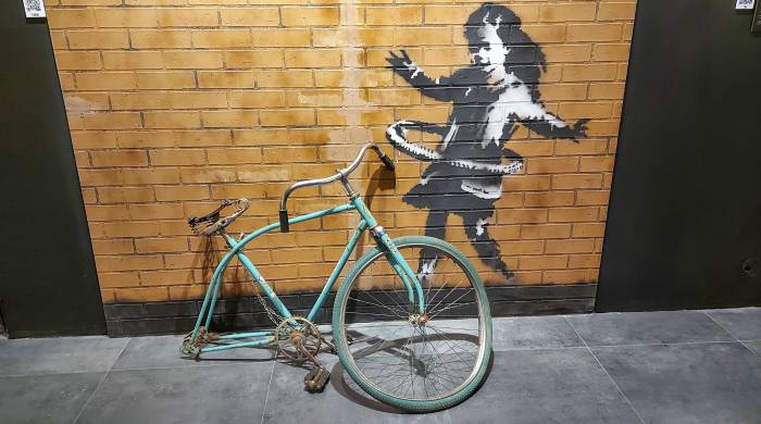 Los rusos se acercan al arte ‘underground’ de Bansky Los rusos se acercan al arte ‘underground’ de Bansky