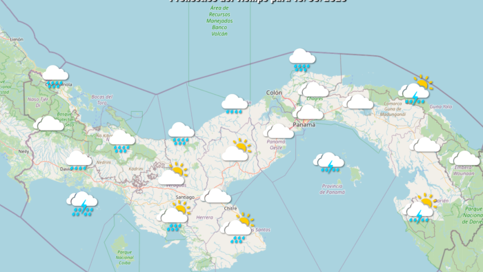 Pronóstico de la mañana de hoy según el Imhpa. Pronóstico de la mañana de hoy según el Imhpa.