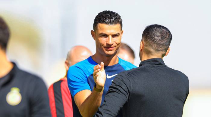 El futbolista Cristiano Ronaldo. El futbolista Cristiano Ronaldo.
