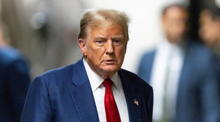 Trump violó la orden de no injuriar a los testigos y los jurados. Trump violó la orden de no injuriar a los testigos y los jurados.