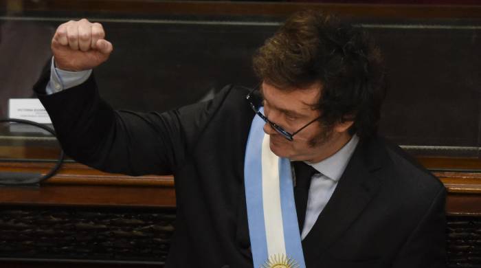 El presidente de Argentina Javier Milei. El presidente de Argentina Javier Milei.