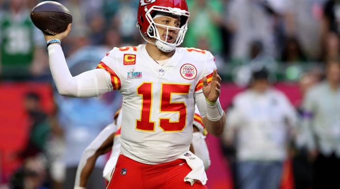 El mariscal de campo de los Kansas City Chiefs, Patrick Mahomes. El mariscal de campo de los Kansas City Chiefs, Patrick Mahomes.