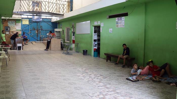 Migrantes en el ‘Albergue Jesús en buen pastor’ en la ciudad de Tapachula en el estado de Chiapas, México. Migrantes en el ‘Albergue Jesús en buen pastor’ en la ciudad de Tapachula en el estado de Chiapas, México.