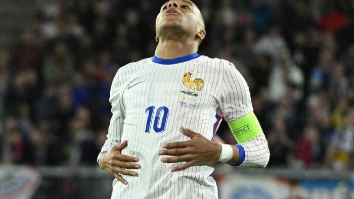 Kylian Mbappé, delantero de la selección francesa. Kylian Mbappé, delantero de la selección francesa.