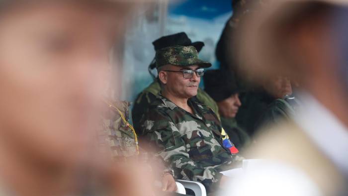 Alias Iván Mordisco, comandante general de la disidencia de las FARC, en una fotografía de archivo. Alias Iván Mordisco, comandante general de la disidencia de las FARC, en una fotografía de archivo.