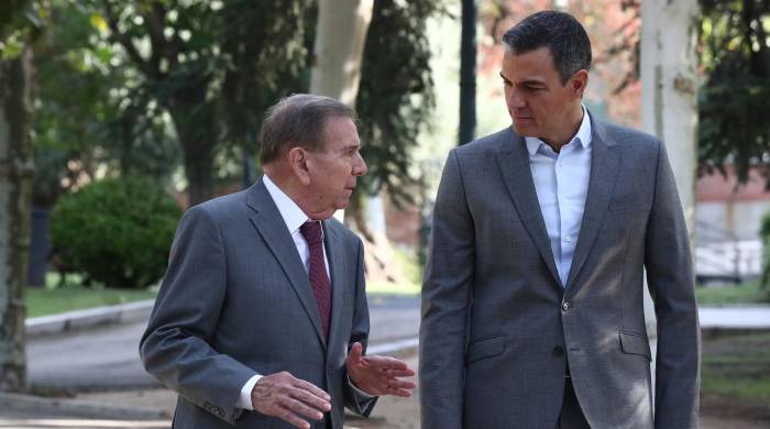González Urrutia fue recibido por el presidente del Gobierno español Pedro Sánchez. González Urrutia fue recibido por el presidente del Gobierno español Pedro Sánchez.