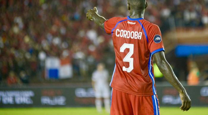 El defensor panameño José Córdoba. El defensor panameño José Córdoba.