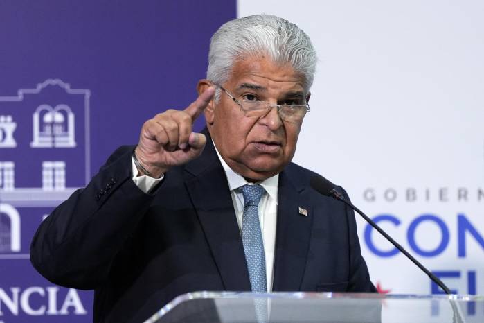 José Raúl Mulino, presidente de la República durante su conferencia de prensa semanal. José Raúl Mulino, presidente de la República durante su conferencia de prensa semanal.