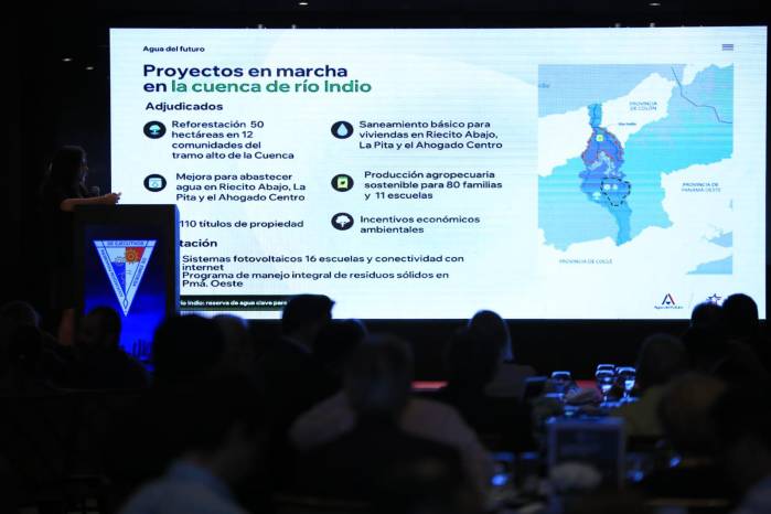 | Presentación de proyecto Río Indio en la Apede. | Presentación de proyecto Río Indio en la Apede.