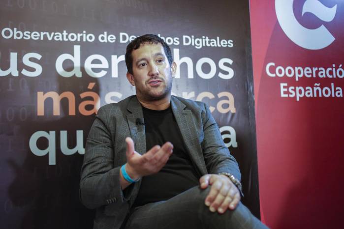 El director general de Red.es Jesús Herrero, habla este jueves durante la presentación de la Carta Iberoamericana de Derechos Digitales, en el Centro de Formación de la Cooperación Española en Cartagena. El director general de Red.es Jesús Herrero, habla este jueves durante la presentación de la Carta Iberoamericana de Derechos Digitales, en el Centro de Formación de la Cooperación Española en Cartagena.