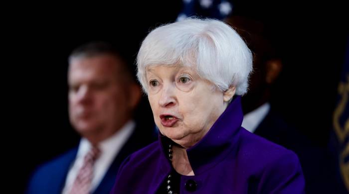 Fotografía de la secretaria del Tesoro de Estados Unidos, Janet Yellen. Fotografía de la secretaria del Tesoro de Estados Unidos, Janet Yellen.