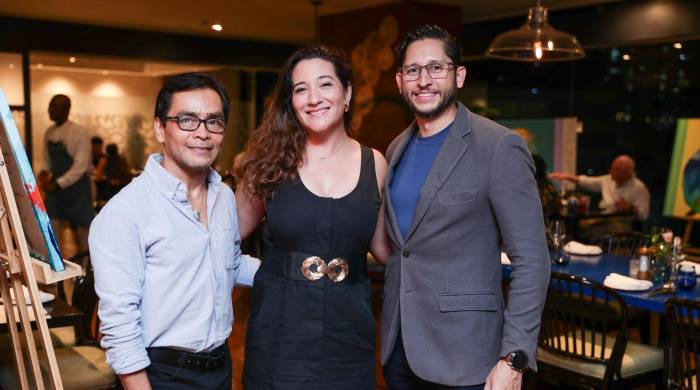 Leis Magallón, Julia Achurra y Guillermo Ferro. Leis Magallón, Julia Achurra y Guillermo Ferro.