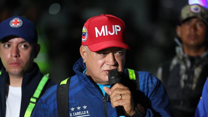 Fotografía del ministro de Interior de Venezuela, Diosdado Cabello. Fotografía del ministro de Interior de Venezuela, Diosdado Cabello.