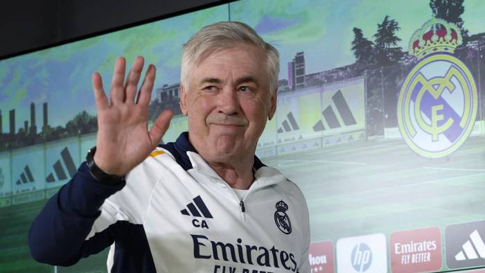 El entrenador italiano Carlo Ancelotti. El entrenador italiano Carlo Ancelotti.