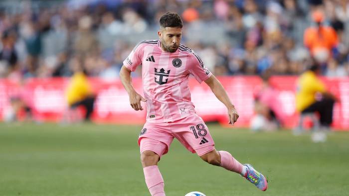 El lateral izquierdo del Inter Miami, Jordi Alba. El lateral izquierdo del Inter Miami, Jordi Alba.