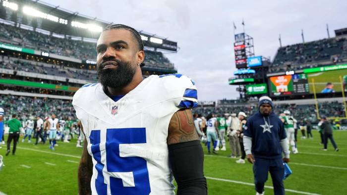 El nuevo jugador de Los Ángeles Chargers, Ezekiel Elliott. El nuevo jugador de Los Ángeles Chargers, Ezekiel Elliott.