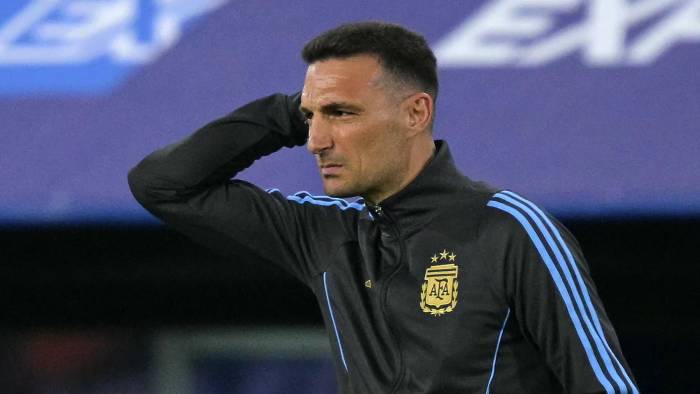 El entrenador argentino, Lionel Scaloni. El entrenador argentino, Lionel Scaloni.