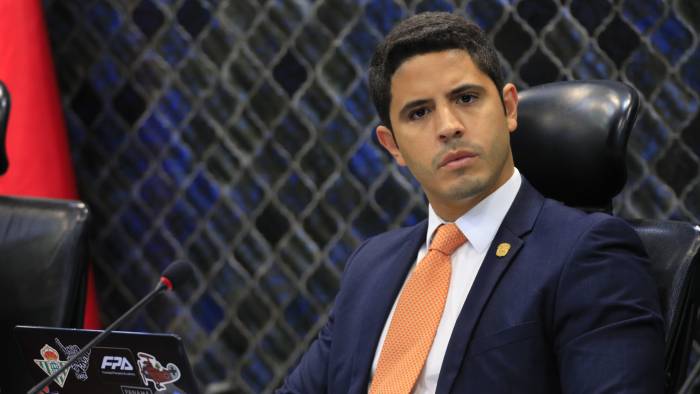 Diputado José Pérez Barboni durante una sesión en la Comisión de Gobierno de la Asamblea Nacional. Diputado José Pérez Barboni durante una sesión en la Comisión de Gobierno de la Asamblea Nacional.