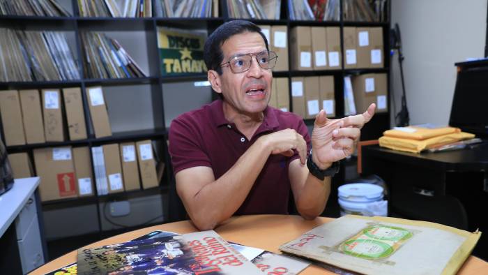 Jorge Escobar, directo ejecutivo de Discos Tamayo. Jorge Escobar, directo ejecutivo de Discos Tamayo.