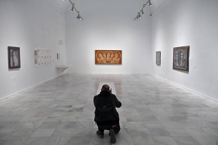 El Museo Reina Sofía presenta este martes la exposición 'Maruja Mallo: Máscara y compás'. El Museo Reina Sofía presenta este martes la exposición 'Maruja Mallo: Máscara y compás'.