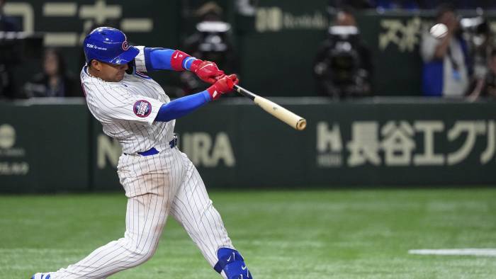 El beisbolista de los Chicago Cubs, Miguel Amaya. El beisbolista de los Chicago Cubs, Miguel Amaya.