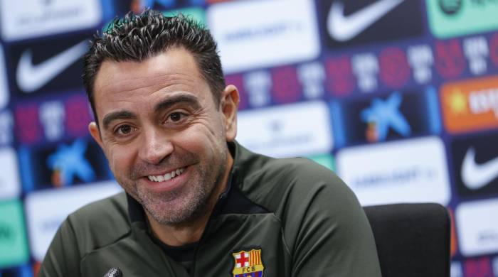 El técnico del FC Barcelona, Xavi Hernández El técnico del FC Barcelona, Xavi Hernández