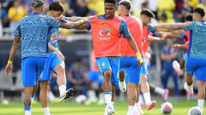 Wendell durante el calentamiento previo al partido amistoso entre Brasil y Estados Unidos. Wendell durante el calentamiento previo al partido amistoso entre Brasil y Estados Unidos.