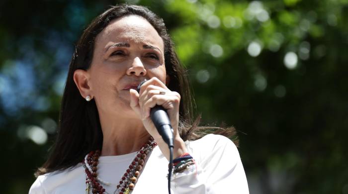 Fotografía de archivo de la líder opositora venezolana María Corina Machado. Fotografía de archivo de la líder opositora venezolana María Corina Machado.