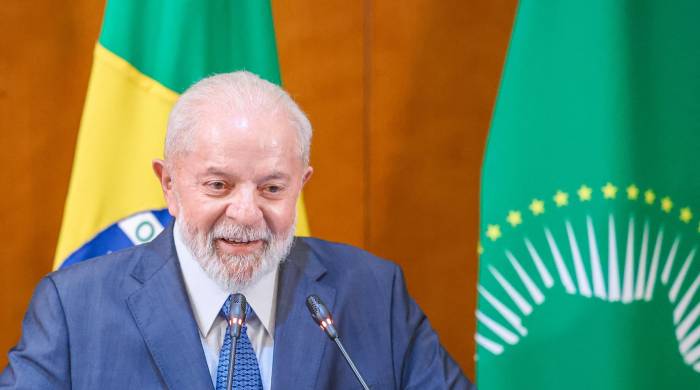 Lula declaró la víspera que el conflicto entre Israel y el movimiento islamista Hamás en Gaza no era ‘una guerra, sino un genocidio’. Lula declaró la víspera que el conflicto entre Israel y el movimiento islamista Hamás en Gaza no era ‘una guerra, sino un genocidio’.