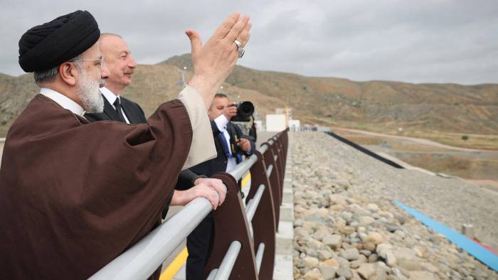 Raisi se desplazó este domingo a la provincia de Azerbaiyán Oriental, donde inauguró una presa. Raisi se desplazó este domingo a la provincia de Azerbaiyán Oriental, donde inauguró una presa.