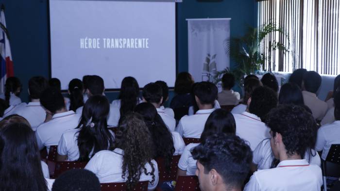 Proyección de ‘Héroe transparente’ en la Biblioteca Nacional. Proyección de ‘Héroe transparente’ en la Biblioteca Nacional.