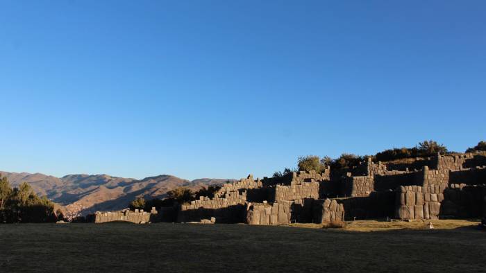 Fotografía del 2 de junio de 2023 del templo Sacsayhuamán en la ciudad de Cuzco (Perú). Fotografía del 2 de junio de 2023 del templo Sacsayhuamán en la ciudad de Cuzco (Perú).