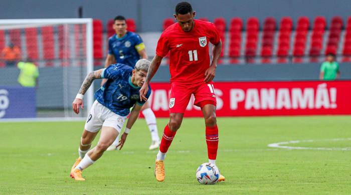 Ismael Díaz durante el amistoso ante Paraguay. Ismael Díaz durante el amistoso ante Paraguay.