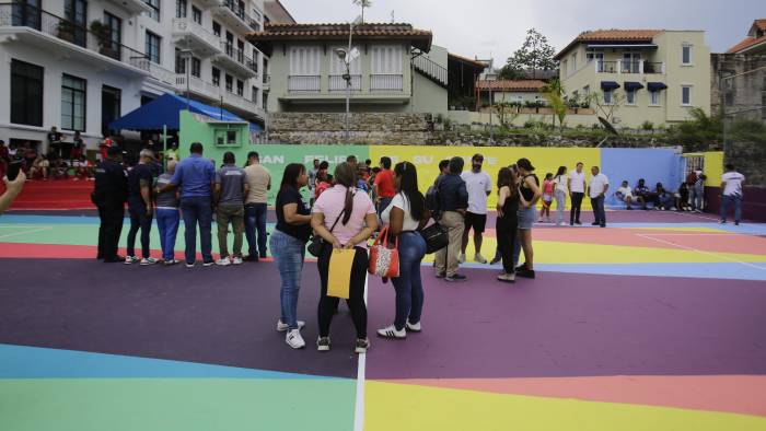 La intervención se llevó a cabo, entre otros, con el apoyo del Ministerio de Cultura de Panamá, la Embajada de España y el Centro Cultural España. La intervención se llevó a cabo, entre otros, con el apoyo del Ministerio de Cultura de Panamá, la Embajada de España y el Centro Cultural España.