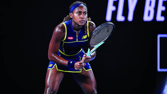 Cori Coco Gauff en Australia abriendo AO 2024. Cori Coco Gauff en Australia abriendo AO 2024.