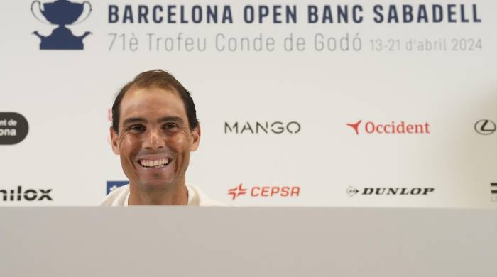 El tenista español Rafael Nadal. El tenista español Rafael Nadal.