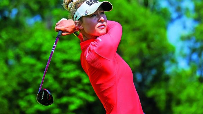 Nelly Korda en Estados Unidos en la ronda final del Maybank Championship 2023. Nelly Korda en Estados Unidos en la ronda final del Maybank Championship 2023.