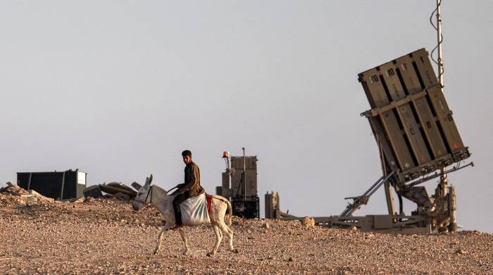 Israel desplegó su sistema de defensa desde el ataque de Irán el pasado 13 de abril. Israel desplegó su sistema de defensa desde el ataque de Irán el pasado 13 de abril.