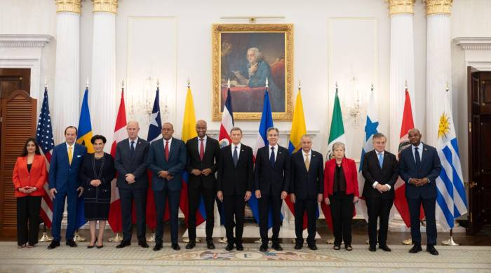 El anuncio se dio en el marco del encuentro de la Alianza para la Prosperidad Económica de las Américas. El anuncio se dio en el marco del encuentro de la Alianza para la Prosperidad Económica de las Américas.