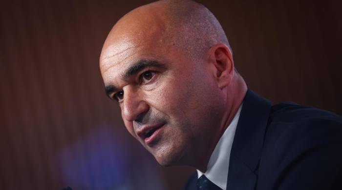 El seleccionador de Portugal, Roberto Martínez. El seleccionador de Portugal, Roberto Martínez.