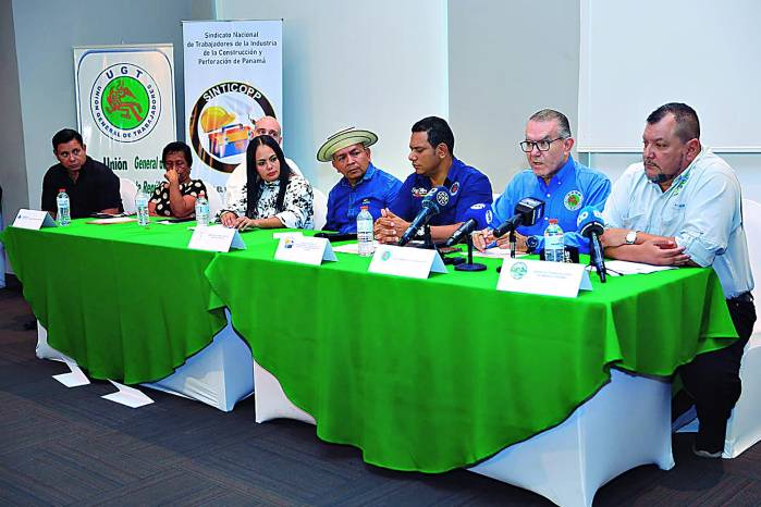 Los gremios mineros ofrecieron una conferencia de prensa este miércoles. Los gremios mineros ofrecieron una conferencia de prensa este miércoles.