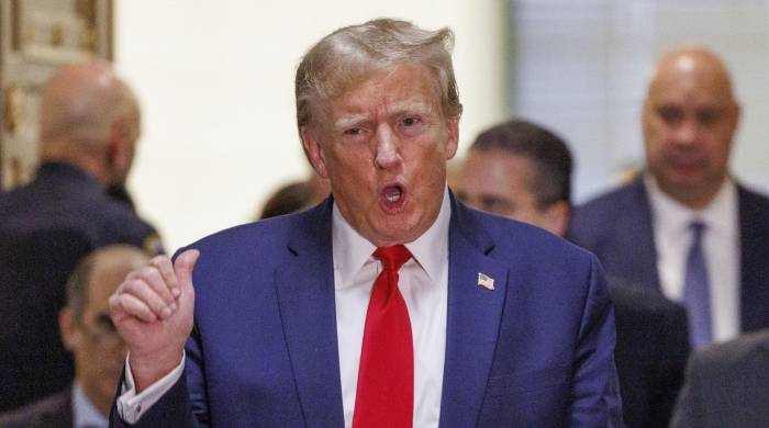 Fotografía de archivo del expresidente de EE.UU., Donald J. Trump. Fotografía de archivo del expresidente de EE.UU., Donald J. Trump.