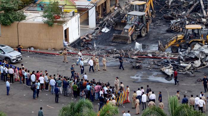 Los incendios son frecuentes en India debido al mal estado de los edificios. Los incendios son frecuentes en India debido al mal estado de los edificios.