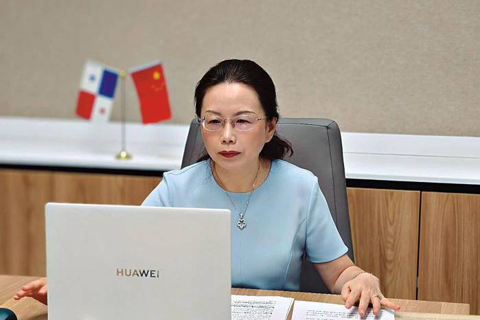 Xu Xueyuan, embajadora de China en Panamá. Xu Xueyuan, embajadora de China en Panamá.