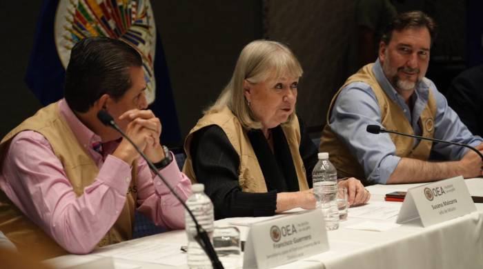 La misión de la OEA cuenta con 70 observadores, provenientes de 19 países. La misión de la OEA cuenta con 70 observadores, provenientes de 19 países.