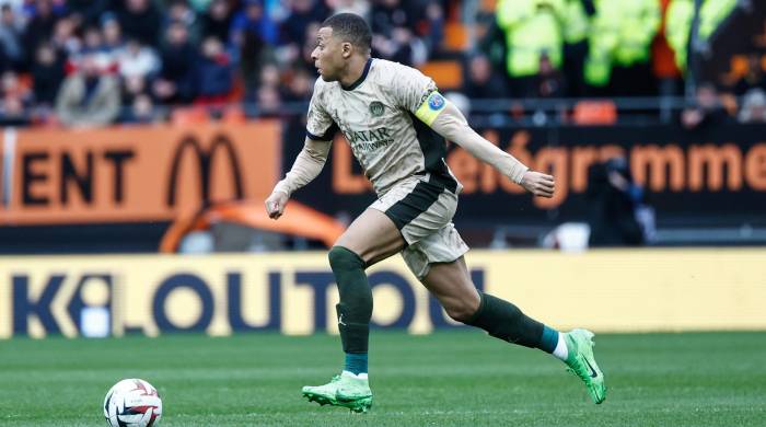 El jugador del PSG Kylian Mbappe. El jugador del PSG Kylian Mbappe.