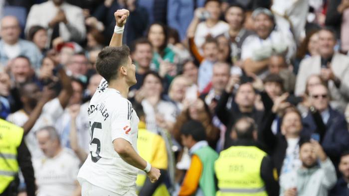 El centrocampista turco del Real Madrid Arda Güler. El centrocampista turco del Real Madrid Arda Güler.